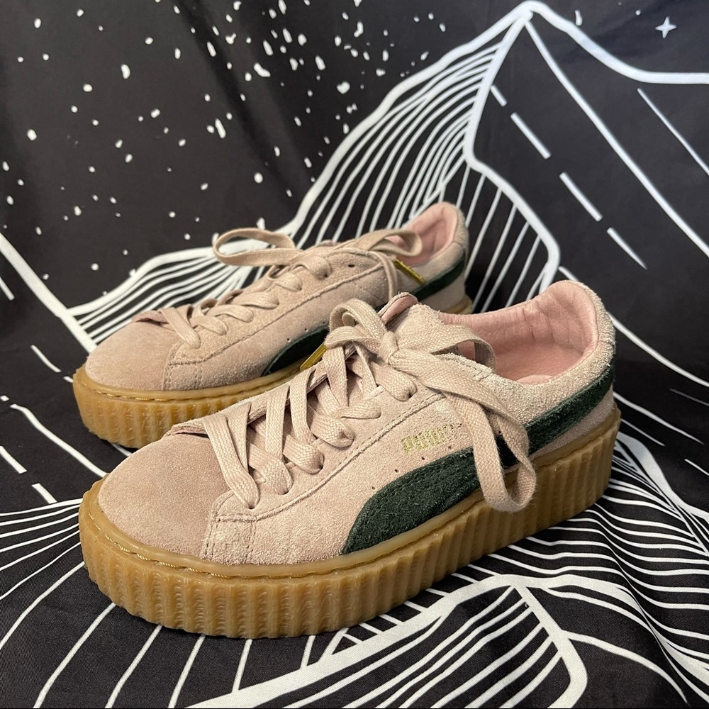 Puma Platform Pink Low Cut Sneakers Fenty by Rihanna US Women’s 5.5